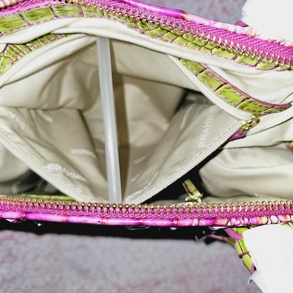 NWT Brahmin Limeade Ombre Melbourne Small Caroline - Picture 9 of 16